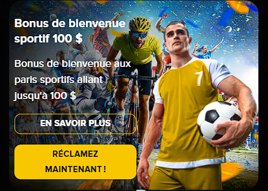 Bonus de bienvenue sportif 