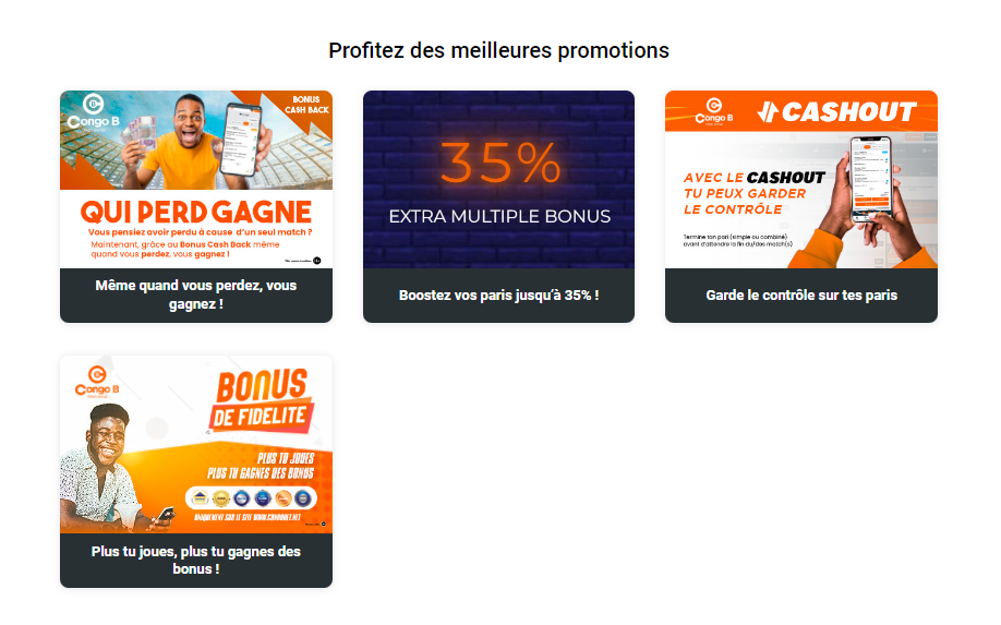 Programme de bonus de CongoBet