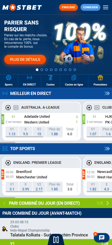 Mostbet version mobile