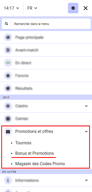 Paripesa bonus et promotions