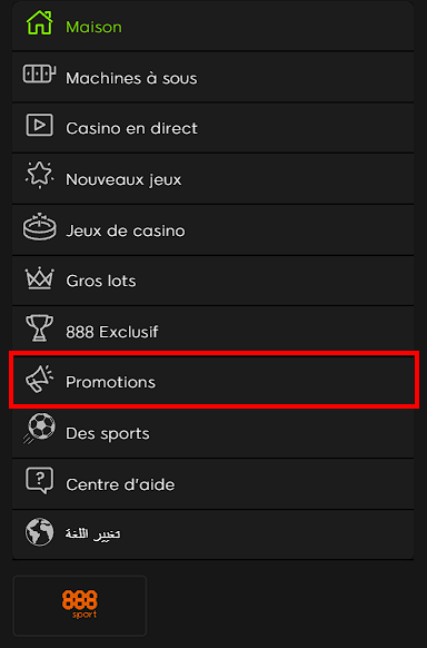 promotions 888sport