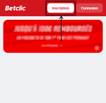 Betclic inscription