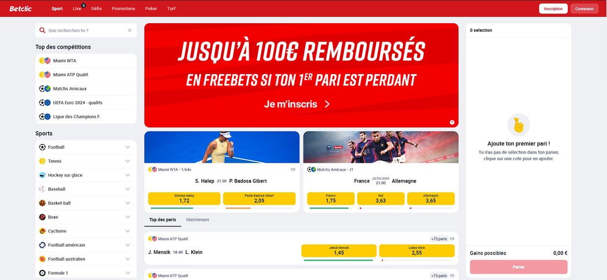 site du Betclic