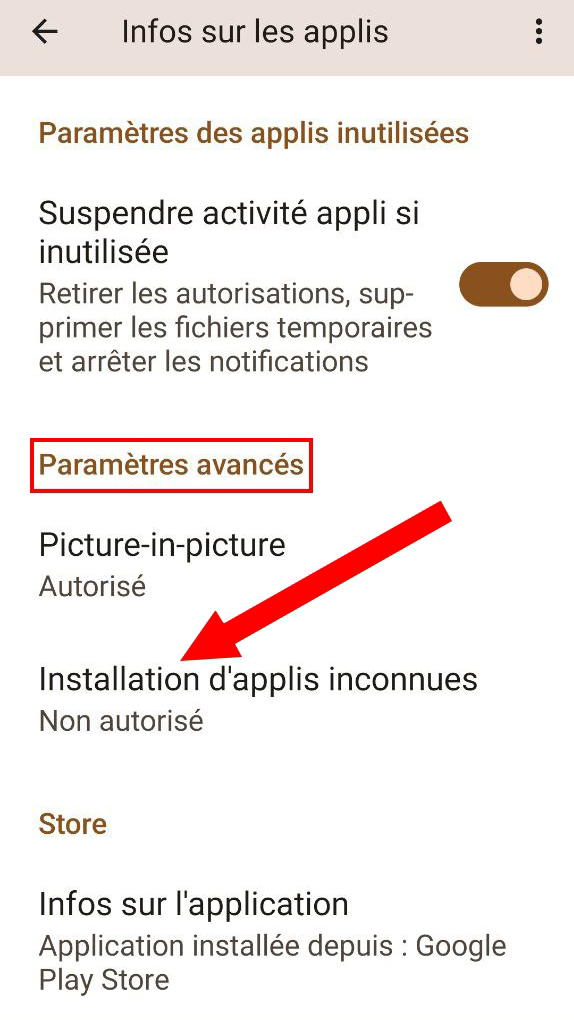 paramètres