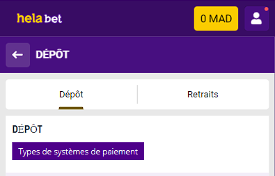 Comment effectuer un dépôt sur Helabet ?