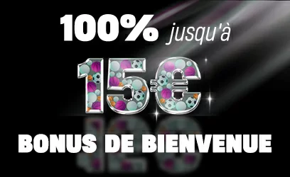 Bonus de bienvenue de 100%