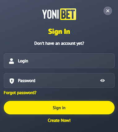 Autorisation Yonibet