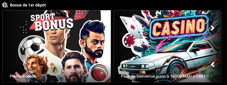 Bonus de bienvenue de PariPulse sur les casinos et les sports