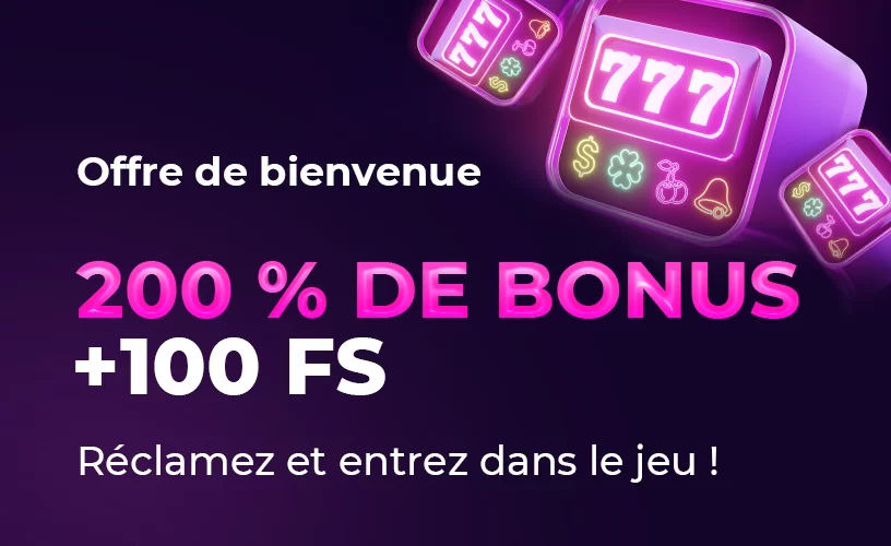 Bonus de bienvenue de 200% au casino Vbet