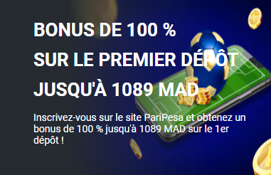 Paripesa - Bonus de bienvenue sur les sports