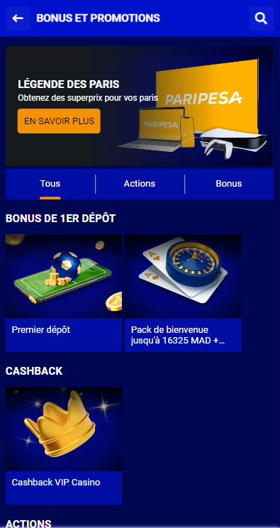 Bonus de Paripesa