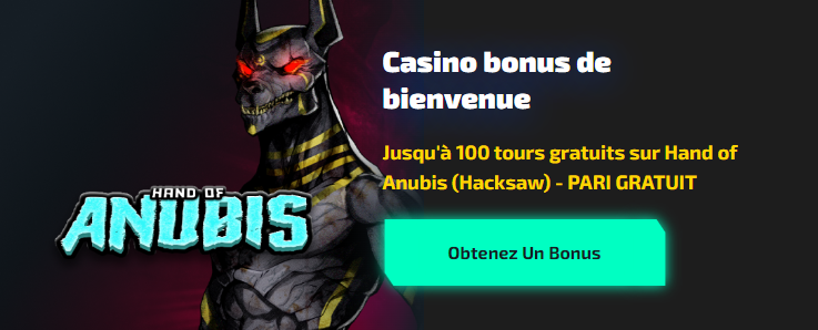 Bonus de bienvenue au casino