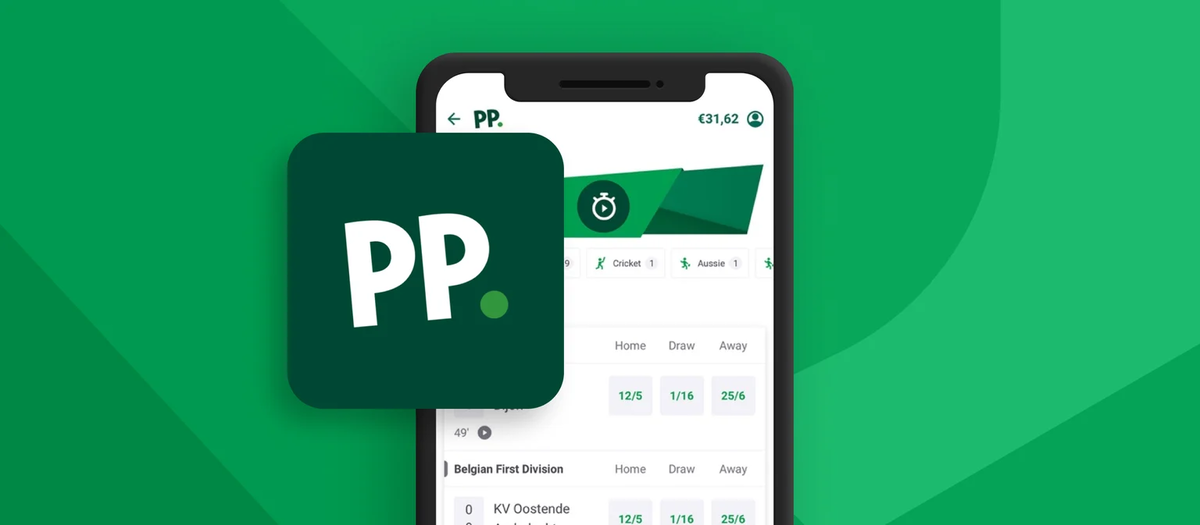 Application mobile pour les paris sur les courses de chevaux sur le site du bookmaker PaddyPower