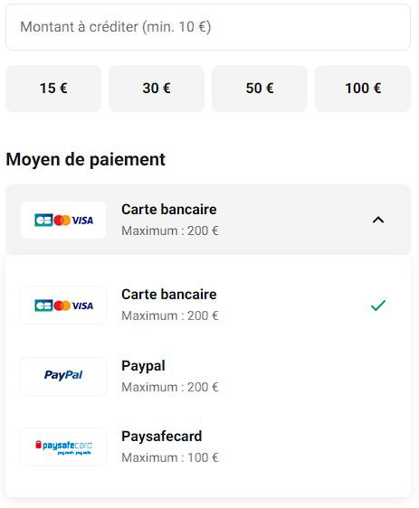 Méthodes de dépôt PMU