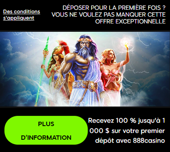 Bonus de premier dépôt de 888Sport