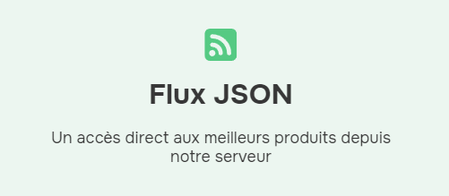 Outils promotionnels Linebet. Flux JSON