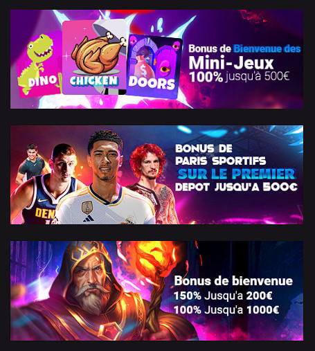 Bonus de bienvenue mystake