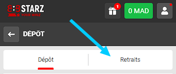 Retraits sur 888starz