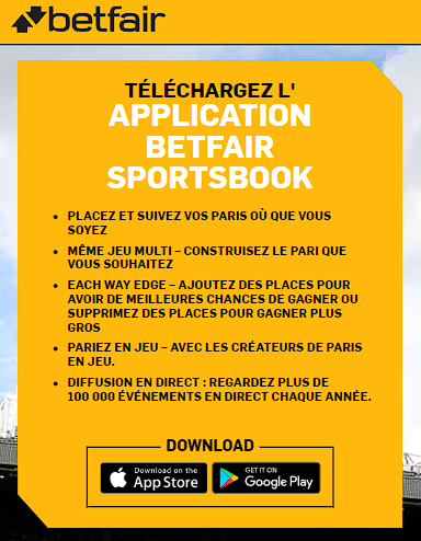 تطبيق Betfair للجوال