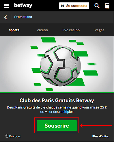 betway المكافآت والعروض الترويجية