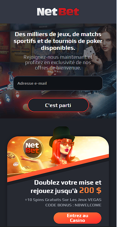 التسجيل NetBet