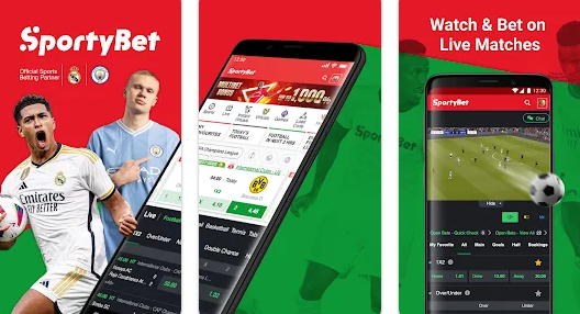 SportyBet تطبيق الهاتف Android