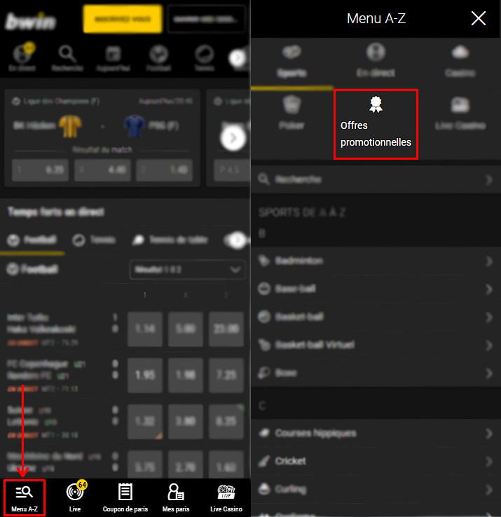 bwin العروض الترويجية والمكافآت